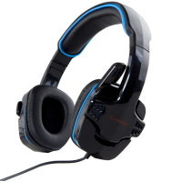 RAMPAGE SN-R9 GAMING BLACK/BLUE SŁUCHAWKI