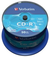 VERBATIM CD-R 700MB *52 CAKE50 43351