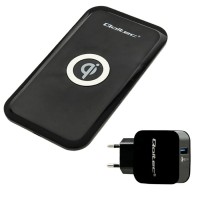 QOLTEC ŁADOWARKA INDUKCYJNA 10W + ŁADOWARKA SIECIOWA 18W QC3.0