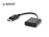 SAVIO CL-55B ADAPTER DISPLAYPORT/HDMI M/F