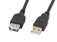 LANBERG KABEL PRZEDŁUŻACZ USB2.0 M/F BLACK 5M