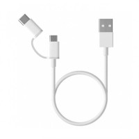 XIAOMI MI KABEL USB/microUSB+USB-C 30cm SJV4083TY