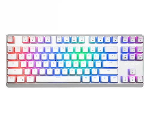 MODECOM LANPARTY RGB BROWN OUTEMU KLAWIATURA WHITE