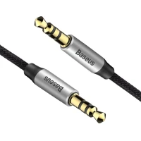 BASEUS YIVEN M30 KABEL JACK3,5MM 1.5M  SILVE/BLACK