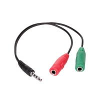 AKYGA AK-AV-08 ADAPTER MINIJACK/2*MINIJACK 15CM