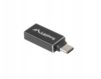 LANBERG ADAPTER USB-C M/A F 3.1 BLACK 