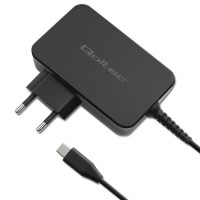 Qoltec Zasilacz  GAN  USB-C | 90W | 5-20V 52387