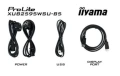 IIYAMA Monitor 25 cali XUB2595WSU-B5 IPS.PIVOT.16:10.USB.DP.HDMI.VGA.2x2W.  300(cd/m2).HAS(150mm)