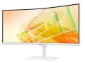 Samsung Monitor 34 cale ViewFinity S6 VA 3440x1440 UWQHD 21:9 1xHDMI 1xDP 2xTB 4.0(90W/15W) 3xUSB 3.0 LAN(RJ45) 5ms 100Hz HAS+PIV zakrzyw. gł. biały 3