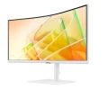 Samsung Monitor 34 cale ViewFinity S6 VA 3440x1440 UWQHD 21:9 1xHDMI 1xDP 2xTB 4.0(90W/15W) 3xUSB 3.0 LAN(RJ45) 5ms 100Hz HAS+PIV zakrzyw. gł. biały 3