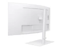 Samsung Monitor 34 cale ViewFinity S6 VA 3440x1440 UWQHD 21:9 1xHDMI 1xDP 2xTB 4.0(90W/15W) 3xUSB 3.0 LAN(RJ45) 5ms 100Hz HAS+PIV zakrzyw. gł. biały 3