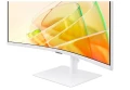 Samsung Monitor 34 cale ViewFinity S6 VA 3440x1440 UWQHD 21:9 1xHDMI 1xDP 2xTB 4.0(90W/15W) 3xUSB 3.0 LAN(RJ45) 5ms 100Hz HAS+PIV zakrzyw. gł. biały 3