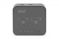 Digitus Podwójna stacja dokująca do dysków SSD M.2 NVMe z funkcją klonowania offline, USB-C, Czarna