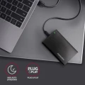 AXAGON EE25-A6C Bezśrubowa aluminiowa obudowa zewnętrzna USB-C 3.2 Gen 1 - SATA 6G dla 2.5" SSD/HDD