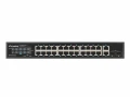 Lanberg Switch 24x1GB POE+ 2xGB 2xSFP rack 19'' gigabit ethernet 360W