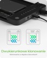 IcyBox Stacja dokująca/klonująca IB-2915MSCL-C31 M.2  dla M.2 0NVMe i SATA 2,5/3,5 SSD/HDD