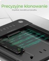 IcyBox Stacja dokująca/klonująca IB-2915MSCL-C31 M.2  dla M.2 0NVMe i SATA 2,5/3,5 SSD/HDD