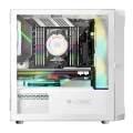 Logic Concept Obudowa Komputerowa Logic Portos ARGB Mini USB 3.0 Biała