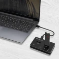 Qoltec Stacja dokująca dysków SSD M.2 | NVMe | SATA | USB-C | DUAL 2 x  2TB