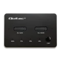 Qoltec Stacja dokująca dysków SSD M.2 | NVMe | SATA | USB-C | DUAL 2 x  2TB