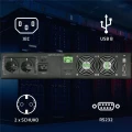 Qoltec Zasilacz awaryjny UPS do RACK | 2.4kVA | 2400W | Power Factor 1.0| LCD | On-line