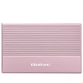 Qoltec Obudowa | Kieszeń na dysk SSD HDD 2.5 cala | SATA | USB 3.0 | Super  speed 5Gb/s | 2TB | Różowy