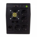 Digitus Zasilacz awaryjny UPS Line-Ineractive LED, 1500VA/900W, 2x12V/9Ah, AVR, 4xSCHUKO, USB, RS232, RJ45