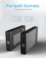 IcyBox Obudowa IB-382H-C31 2,5/3,5 HDD z wbudowanym HUB 1xUSB-C, 2xUSB -A,  12V2A