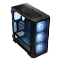 MODECOM Obudowa Komputerowa Horizon ARGB Flow Midi Czarna