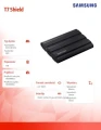 Samsung Dysk SSD T7 Shield 1TB USB 3.2, czarny