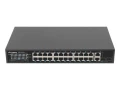 Lanberg Przełącznik 24X 100MB POE+ /2x COMBO 250W RSFE-24P-2C-250