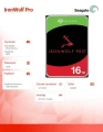 Seagate Dysk IronWolfPro 16TB  3.5'' 256MB ST16000NT001