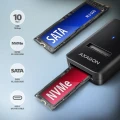 AXAGON ADM2-CM Adapter USB-C Gen 2 M.2 NVMe/SATA SSD