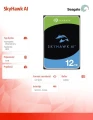 Seagate Dysk twardy SkyHawk AI 12TB 3,5 cali 512MB