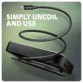 AXAGON HMC-UFO Wieloportowy hub USB 9in1, 10Gbps, 2x USB-A, HDMI 4K/60Hz, M.2 NVMe/SATA, audio, PD 100W, SD/microSD, GLAN, 65cm USB-C kabel