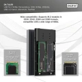 Digitus Obudowa/Stacja klonująca USB 3.1 Typ C na dyski SSD M.2 NVMe 20 Gbps aluminiowa, beznarzędziowa
