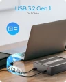 IcyBox Obudowa IB-525-U3 1x5,25 SATA DVD/Blue-Ray, czarna