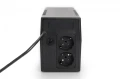 Digitus UPS Line-Ineractive LED BASIC, 600VA/360W, 1x12V/7Ah, AVR, 2x Schuko CEE 7/3