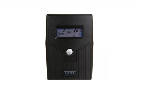 Digitus UPS Line-Ineractive LCD BASIC, 600VA/360W, 1x12V/7Ah, AVR, 2x Schuko CEE 7/3
