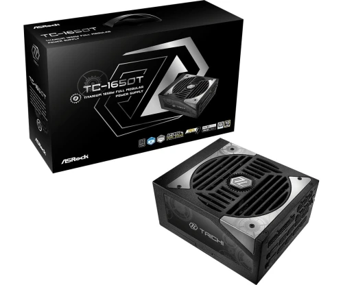 ASRock Zasilacz TC-1650T 1650W 80PLUS TITANUM modularny