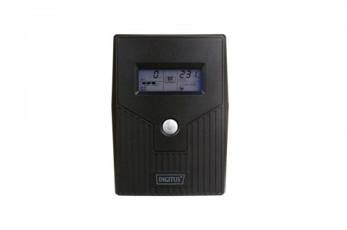 Digitus UPS Line-Ineractive LCD BASIC, 800VA/480W, 1x12V/9A, AVR, 2x Schuko CEE 7/3