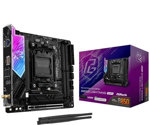 ASRock Płyta główna B850I LIGHTNING WIFI AM5 2DDR5 ITX