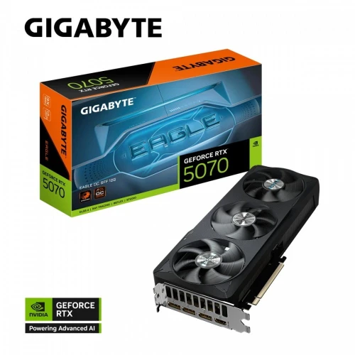 Gigabyte Karta graficzna GeForce RTX 5070 EAGLE OC  SSF 12GB 192bit HDMI