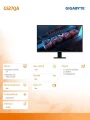 Gigabyte Monitor 27 cali GS27QA gaming