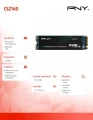 PNY Dysk SSD CS2140 500GB M.2 2280