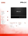 PNY Dysk SSD 256GB CS900 2.5 S3 BULK