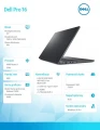 Dell Laptop Dell Pro 16 PC16255/AMD Ryzen 3 210/8GB/512GB SSD/16.0 FHD+/Radeon 740M/FgrPr/FHD/IR Cam/Mic/WLAN+BT/Backlit Kb/3Cell/W11Pr