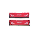 AFOX Pamięć PC - DDR4 32GB (2x16GB) 3200MHz CL16 XMP2 Red