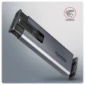 AXAGON EEM2-SD2 Obudowa zewnętrzna aluminiowa bezśrubowa USB-A/C 3.2 Gen2 M.2 NVMe/SATA display LCD
