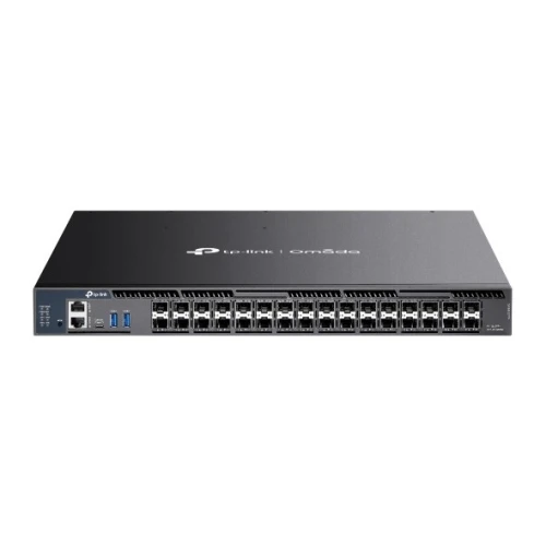 TP-LINK Przełącznik zarządzalny SX6632YF agregujący L3   Omada, stackowalny, 26 slotów SFP+ 10G, 6 slotów SFP28 25G